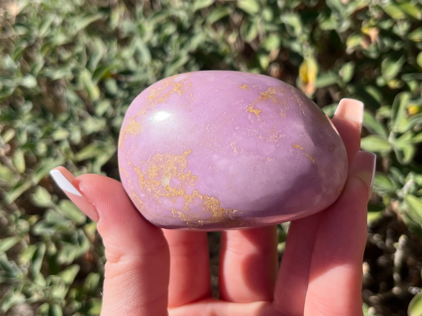 Phosphosiderite Palm Stones