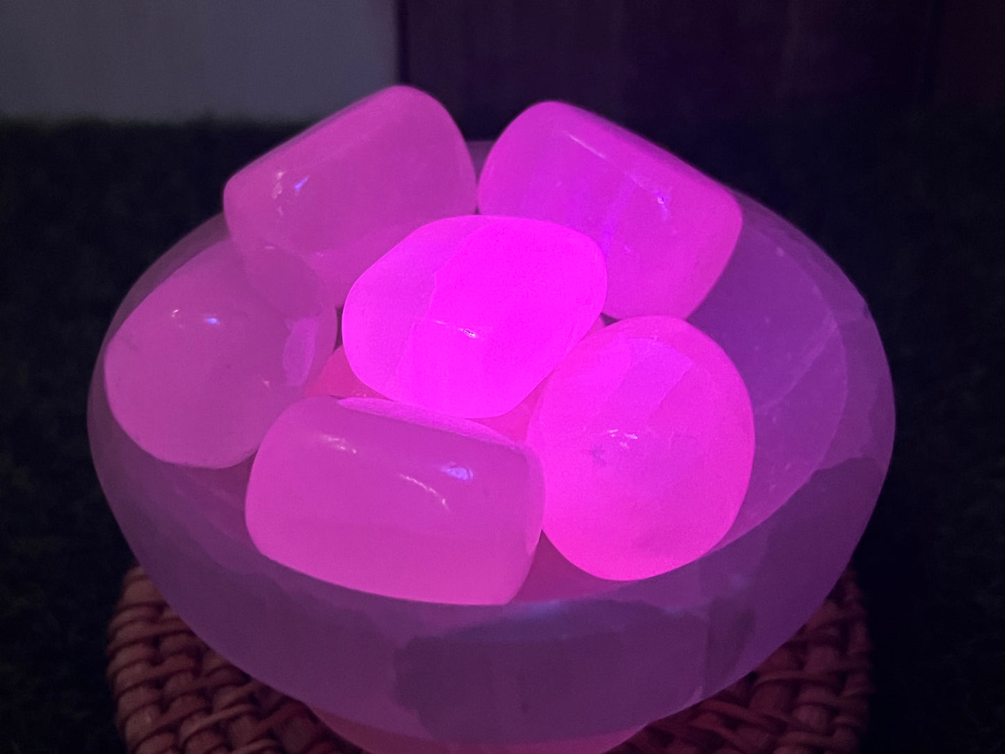 Pink Mangano Calcite Tumbles