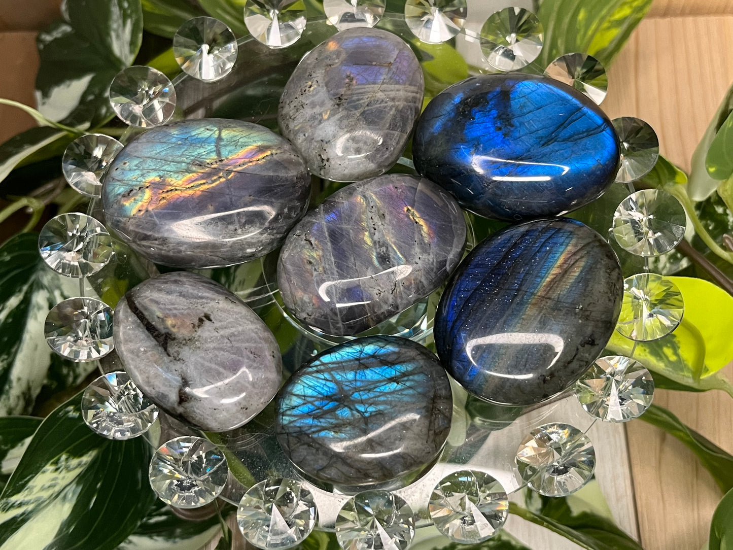 Labradorite Palm Stones