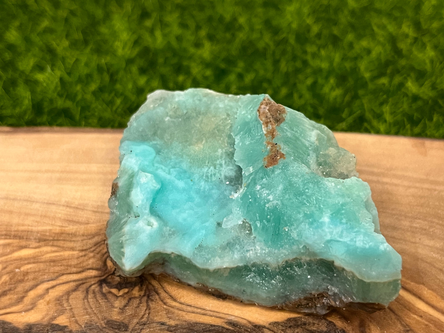 Blue Aragonite Crystal Specimen