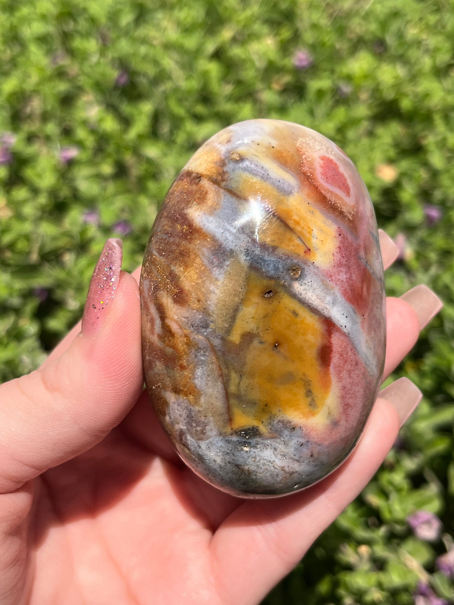Sea Jasper Palm Stones