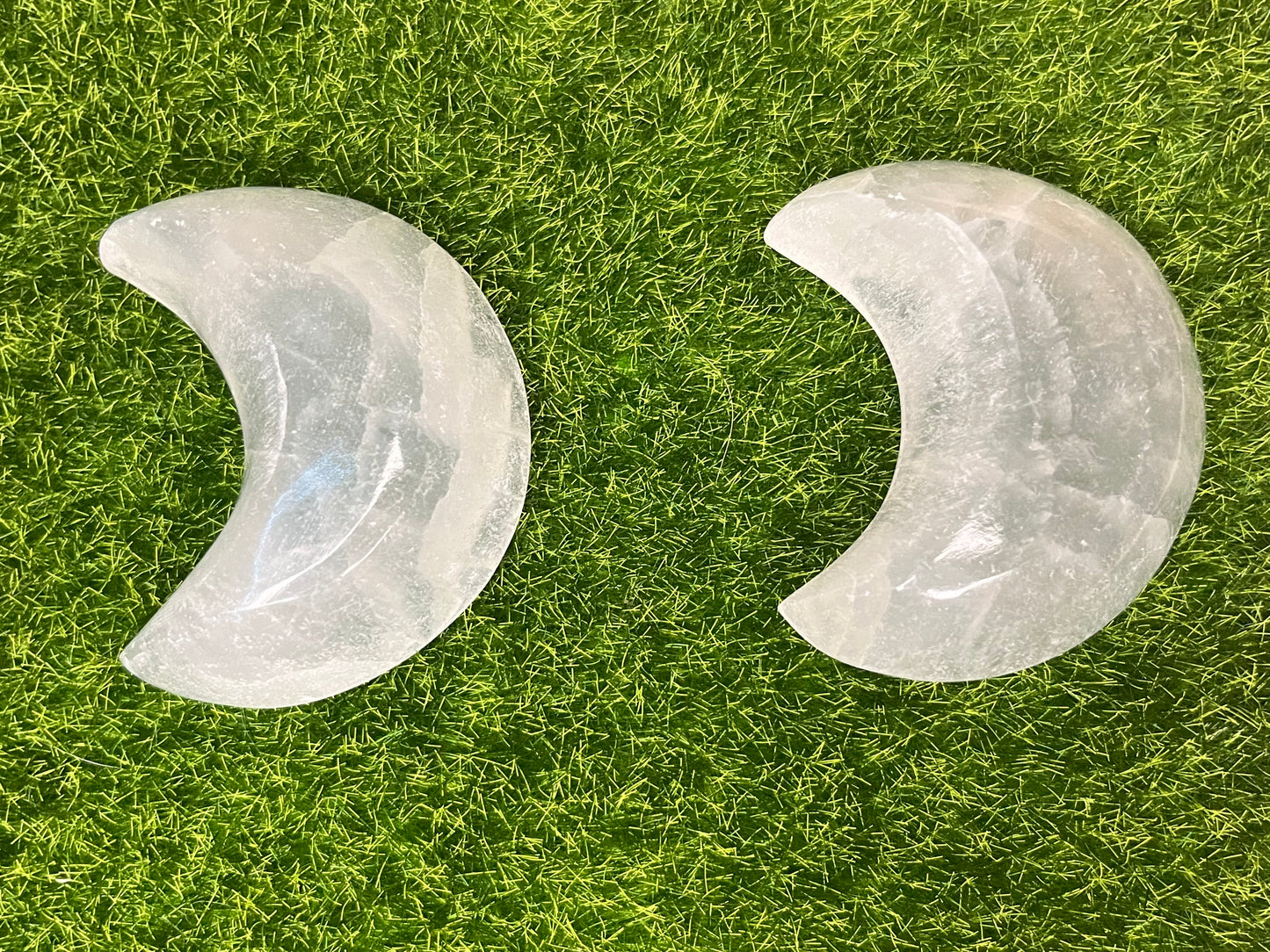 Selenite Moon Bowl