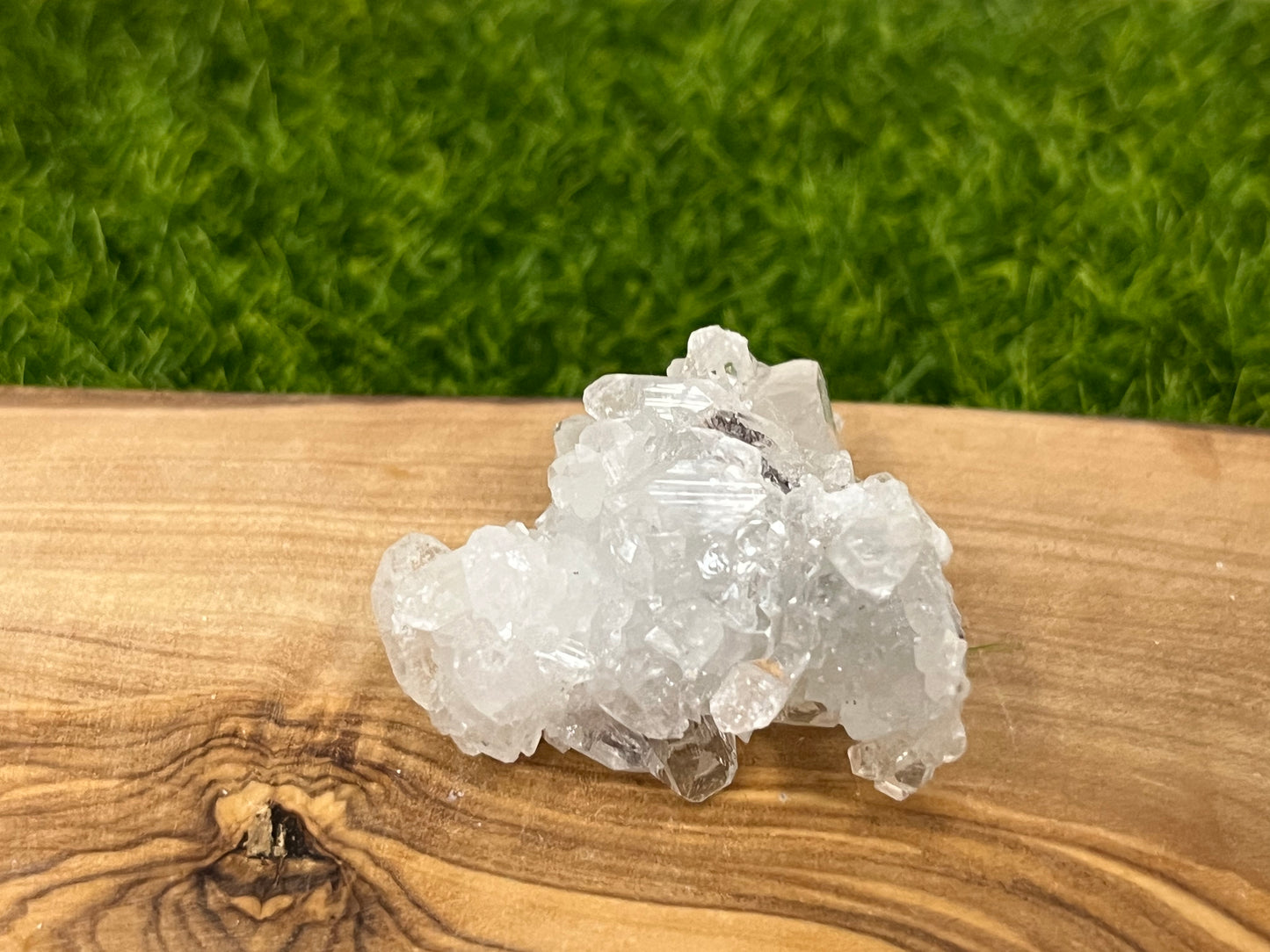 White Apophyllite Crystal Cluster