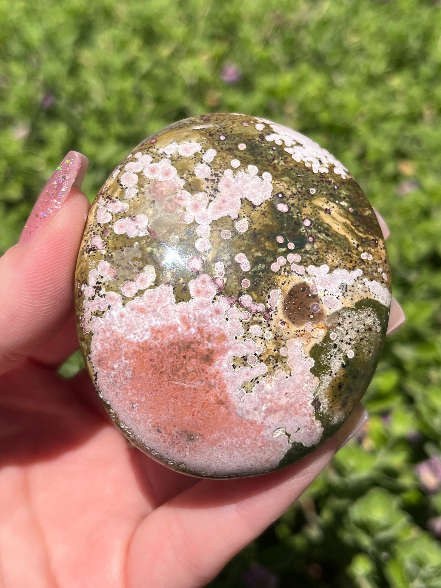 Sea Jasper Palm Stones