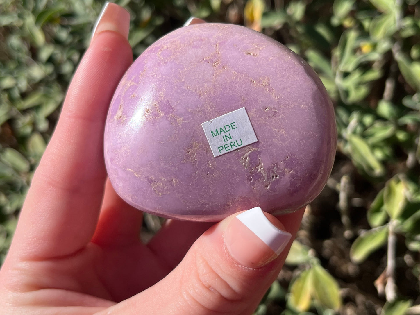 Phosphosiderite Palm Stones