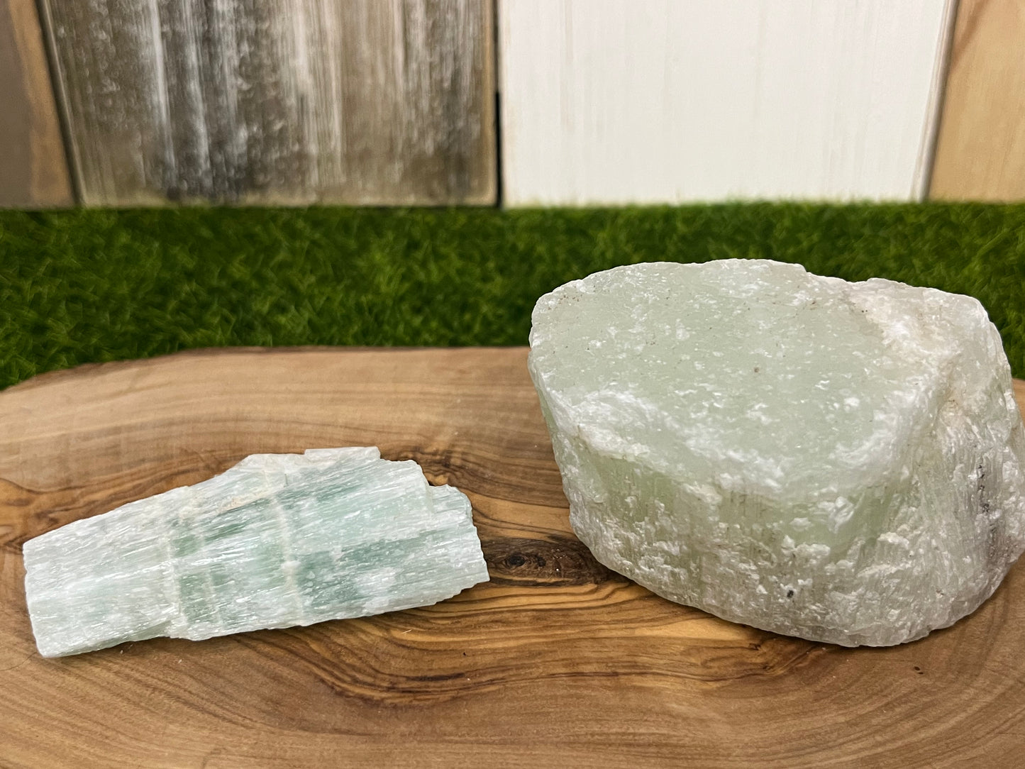 Pistachio Calcite Raw Stone