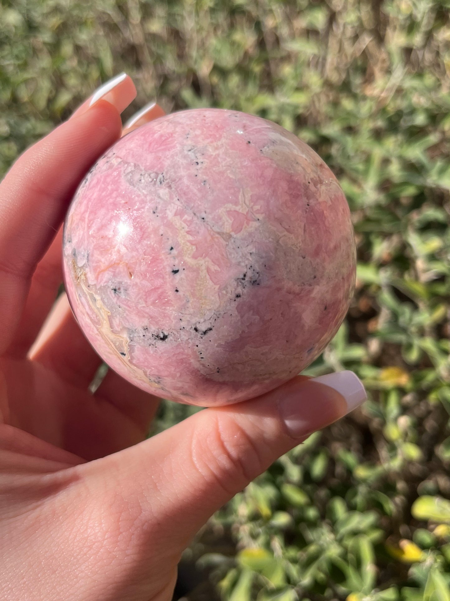 Peruvian Rhodochrosite Sphere