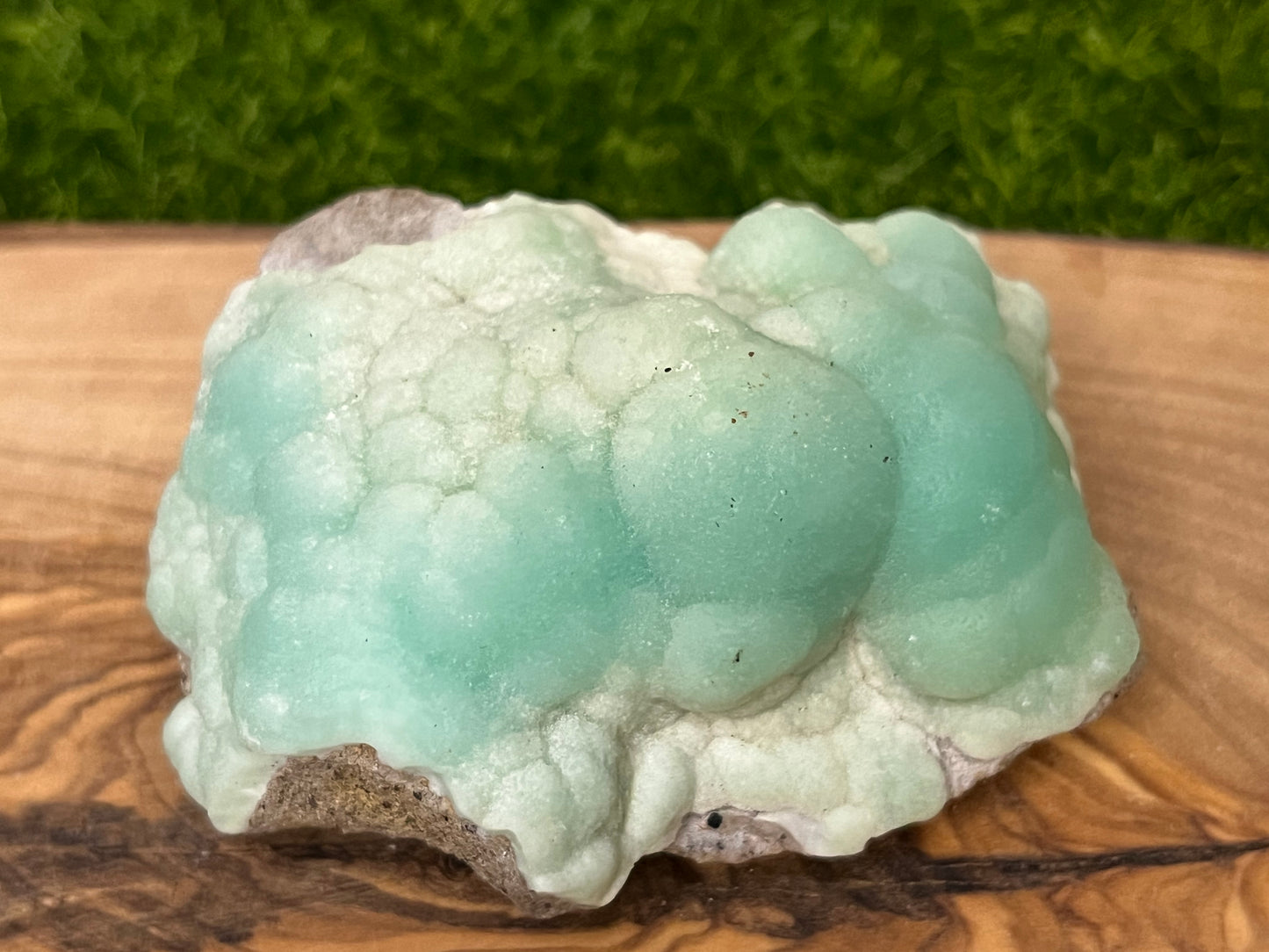 Blue Aragonite Crystal Specimen