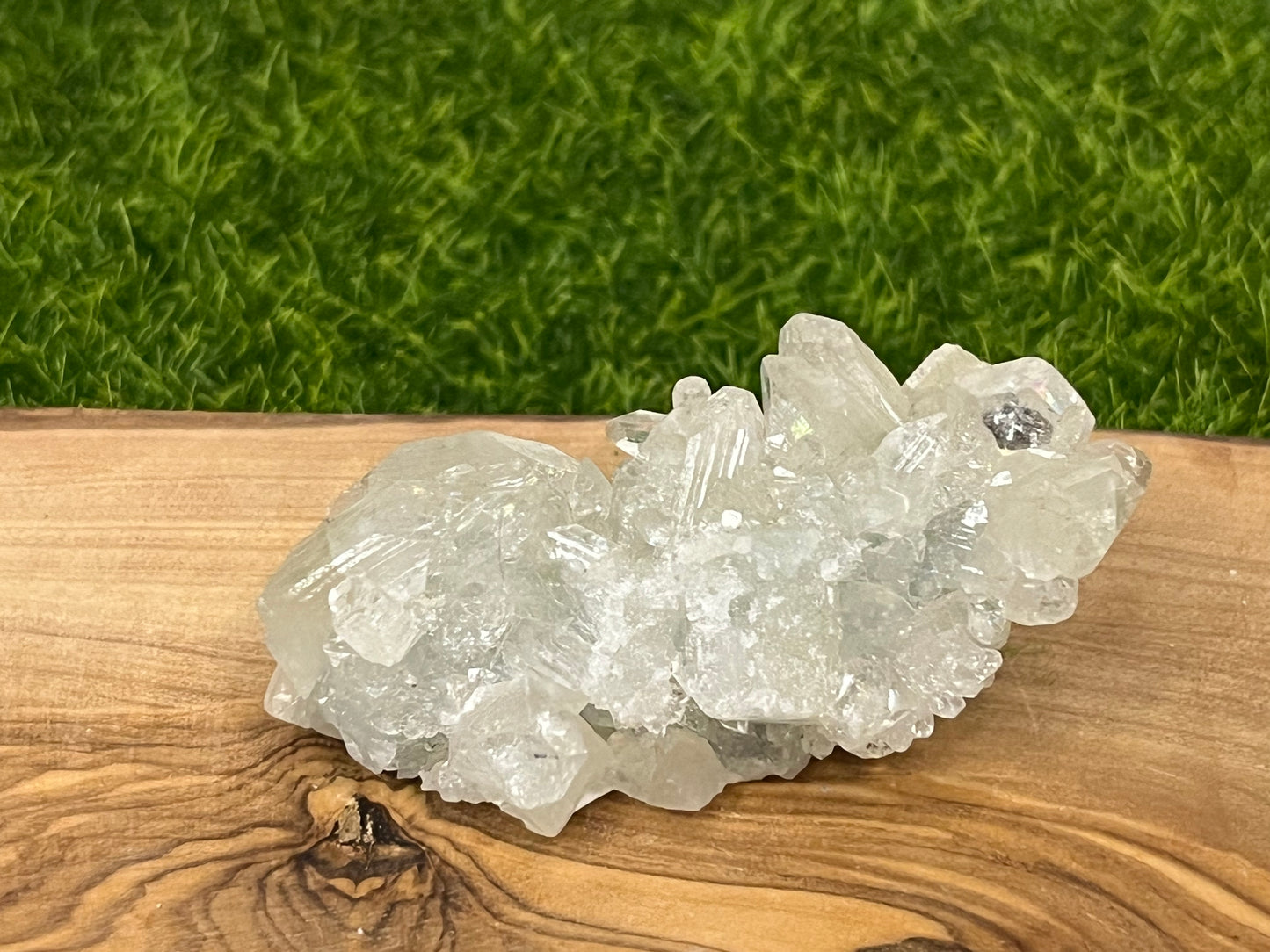 White Apophyllite Crystal Cluster