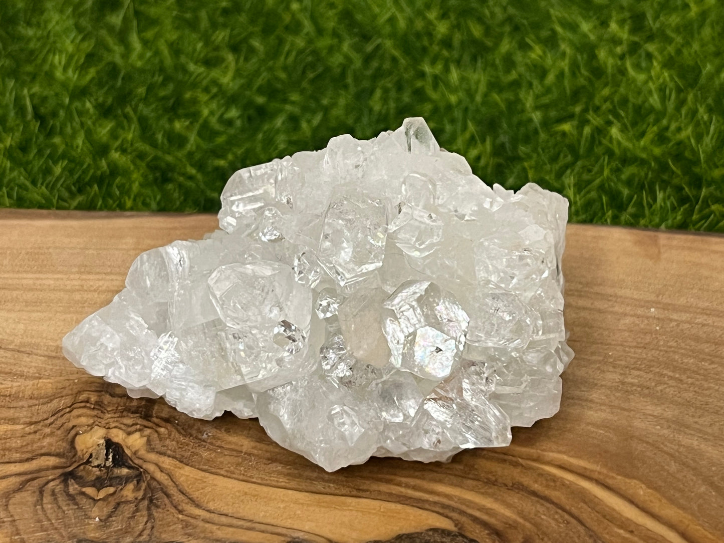 White Apophyllite Crystal Cluster