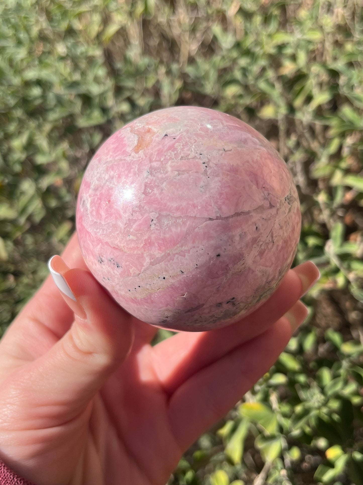 Peruvian Rhodochrosite Sphere