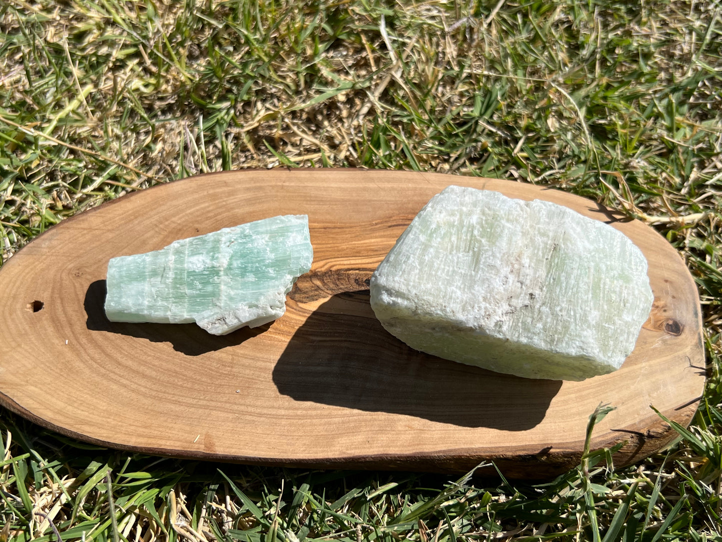 Pistachio Calcite Raw Stone