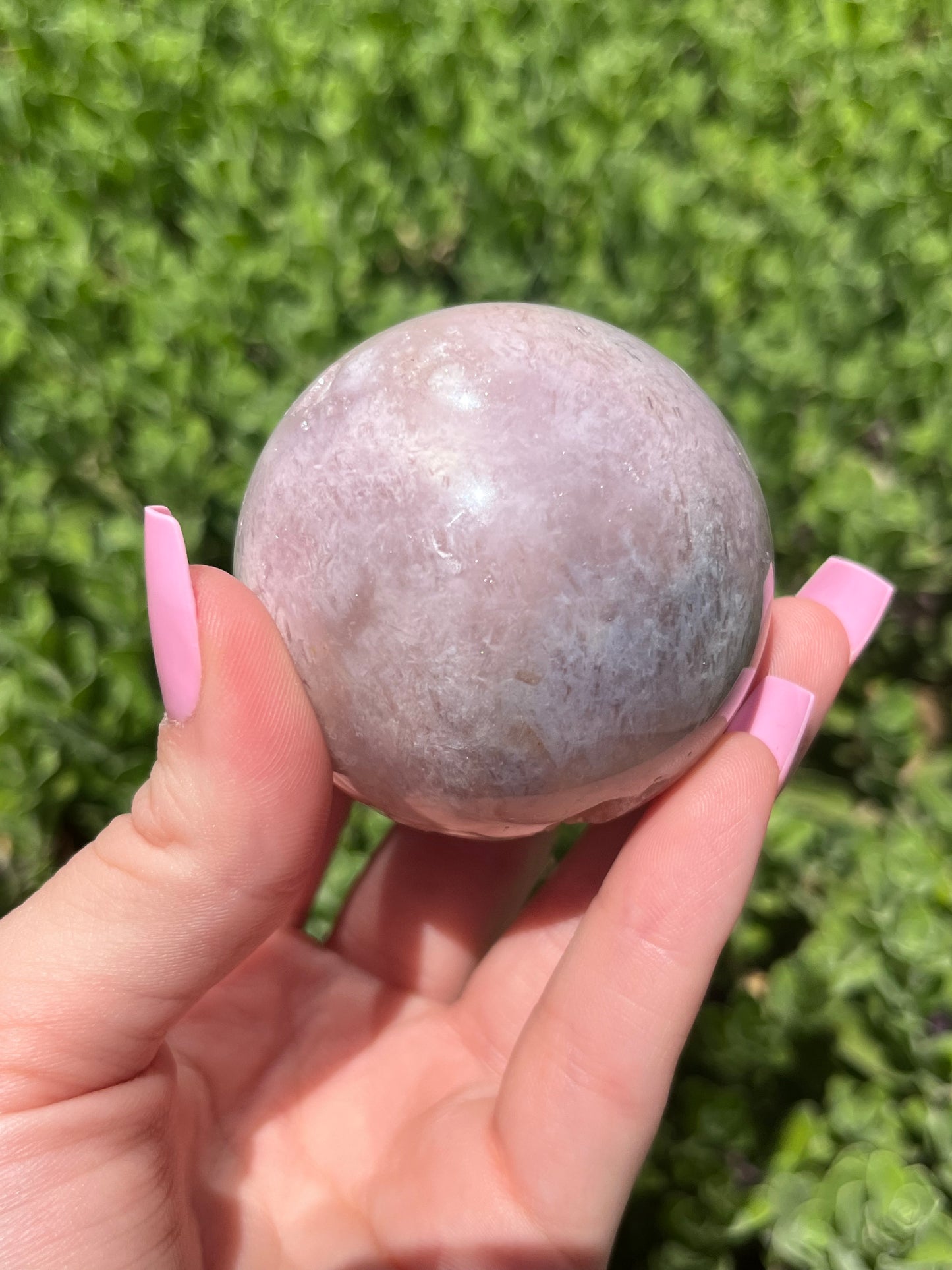 Pink Amethyst Spheres