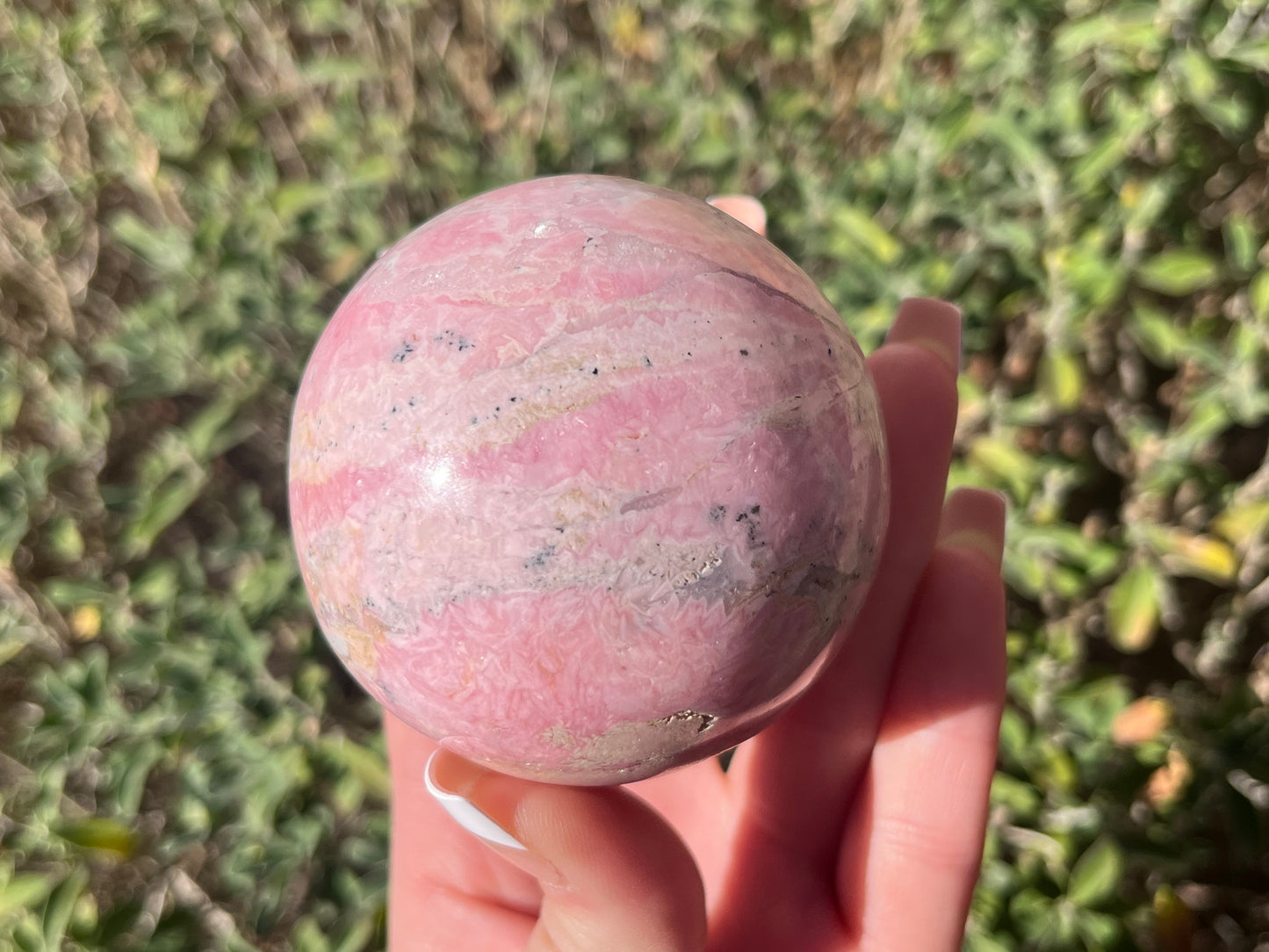 Peruvian Rhodochrosite Sphere
