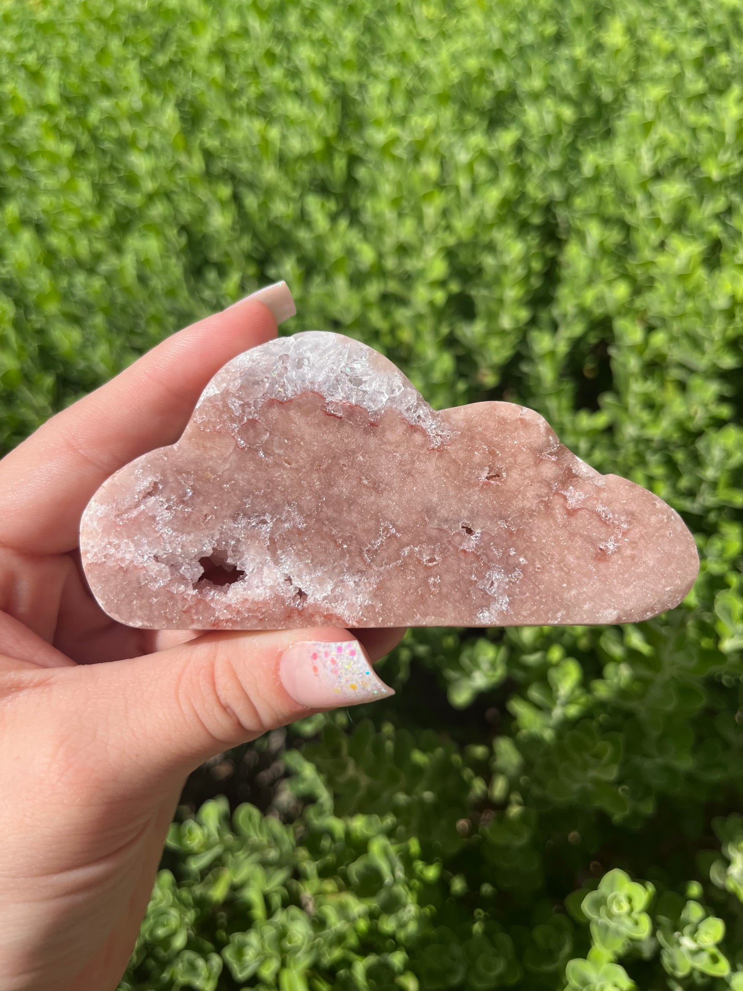 Pink Amethyst Cloud Carvings