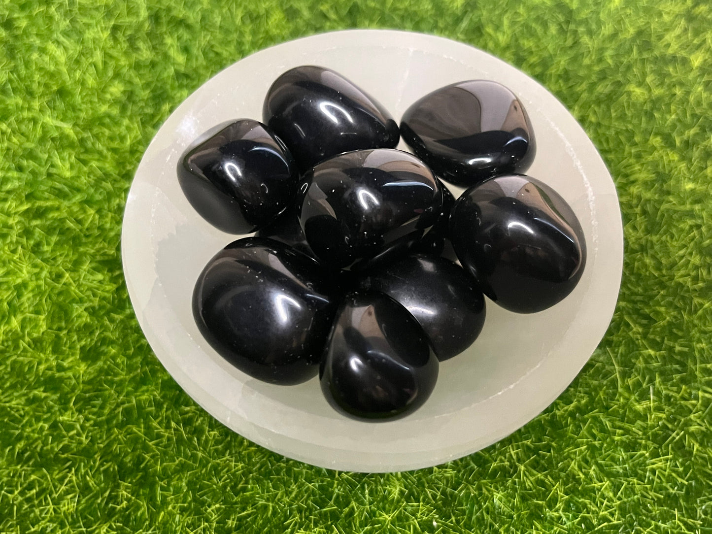 Black Obsidian Tumbles