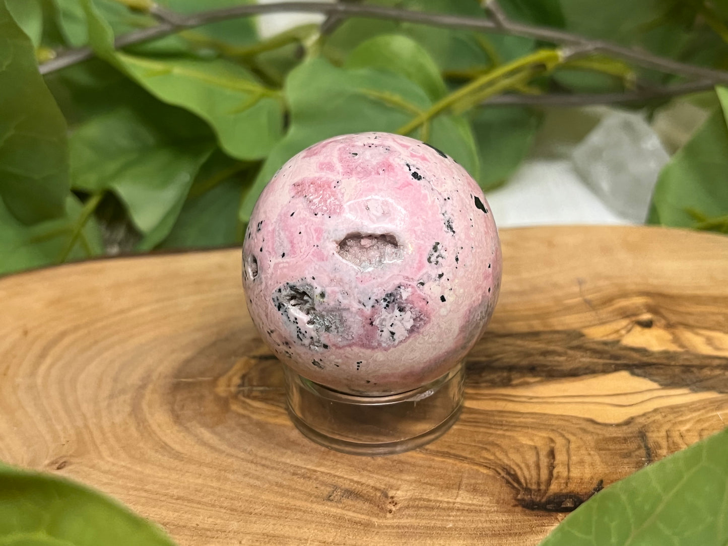 Peruvian Rhodonite Spheres