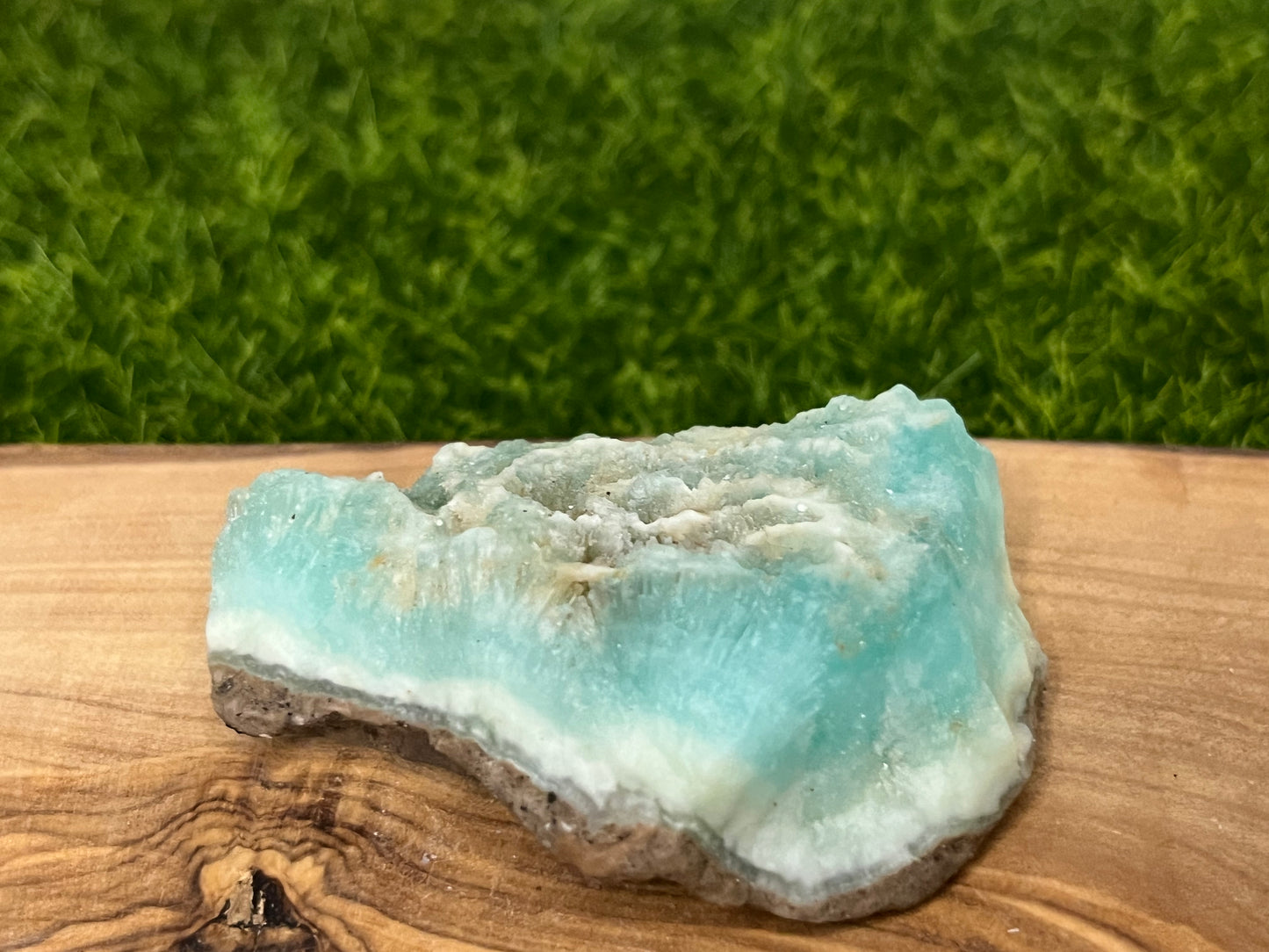 Blue Aragonite Crystal Specimen