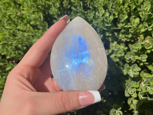 Flashy Moonstone Teardrop Freeform