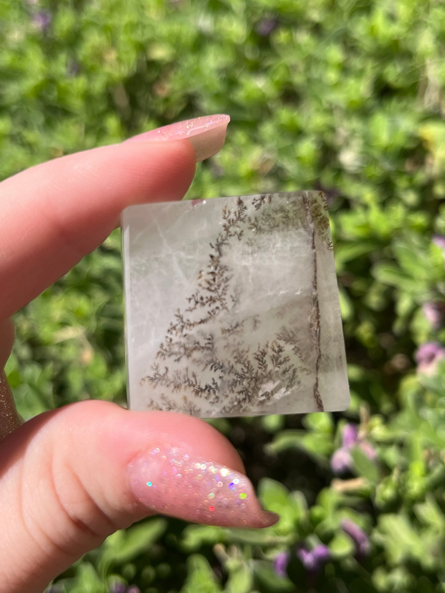 Dendritic Clear Quartz Slabs