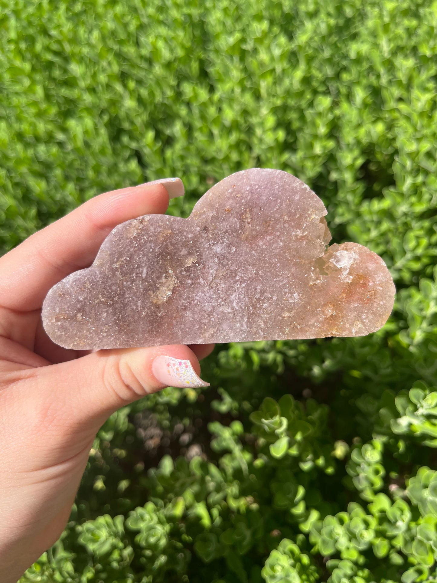 Pink Amethyst Cloud Carvings