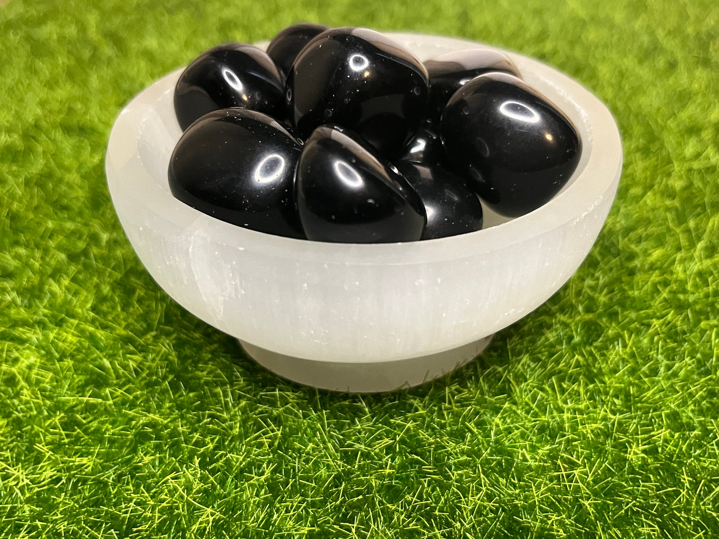 Black Obsidian Tumbles