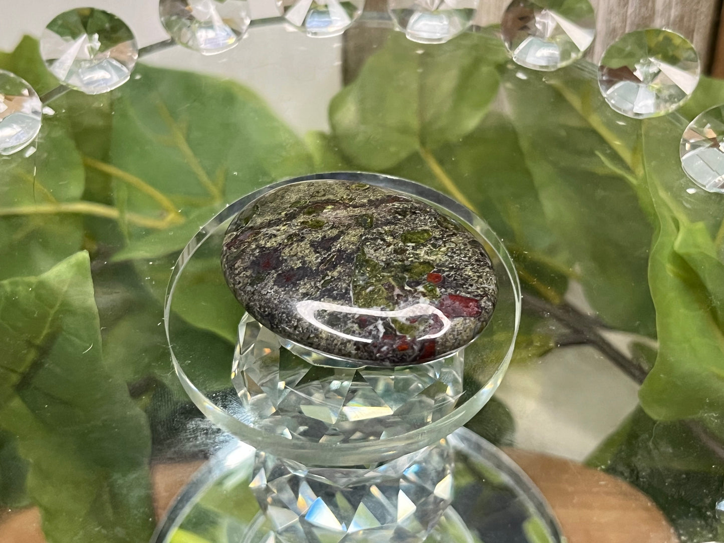 Dragon Bloodstone Palm Stones