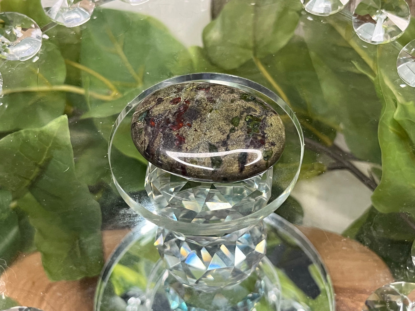 Dragon Bloodstone Palm Stones